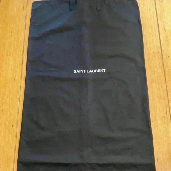 Saint Laurent garment extra long black fabric bag 65x23 - Picture 2 of 13